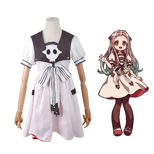 ANIME TOILET BOUND Hanako Kun Yashiro Nene Cosplay Costume Dress Wig