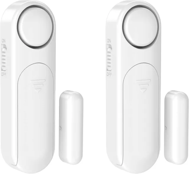 SECRUI Tür Fenster Alarm Sensor, 2er Set und D12 X 2