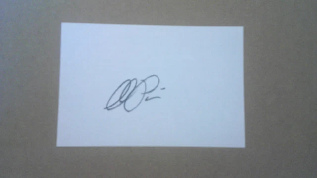 AL PACINO SIGNED 4x6 INDEX CARD AUTOGRAPH - THE GODFATHER
