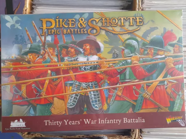 Warlord Games Pike & Shotte Epic Battles Thirty Years War Infantry Battalia -New