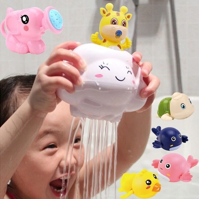 Baby Bath Toys Bathing Ducks Cartoon Animal Swimming Pool Clockwork Water Toy UK