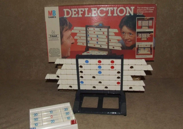 VINTAGE MB GAMES Deflection Strategy Game For 2 Players Aged 7 to Adult ...