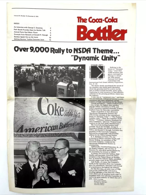 The Coca-Cola Bottler Magazine Company Newsletter - December 8 1976