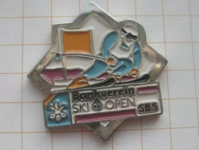 SBS BANKVEREIN SKI OPEN / SCHWEIZ  ...................Bank Pin (115e)