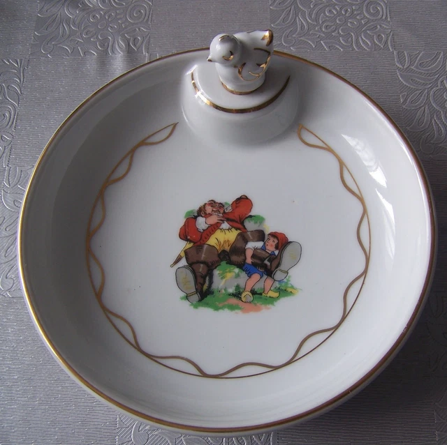 ANCIENNE ASSIETTE CHAUFFANTE à bouillie bébé PORCELAINE LIMOGES EUR 25