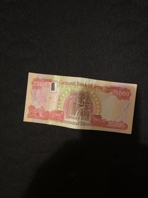 Iraqi Dinar 25000 25k Iqd