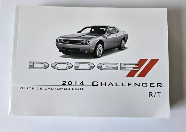 DODGE CHALLENGER Manuel du propriétaire Guide de l'utilisateur FRANCAIS V6 V8