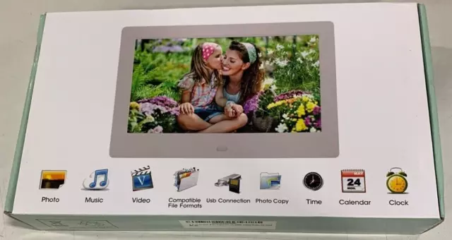 ROHS Cloud Digital Photo Frame  With Charger And Remote