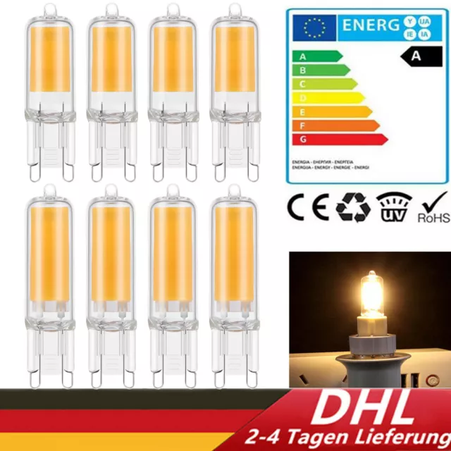 4er G9 LED Leuchtmittel COB Glühbirne 3W 5W Brine Ersetzen Halogenlampe Warmweiß