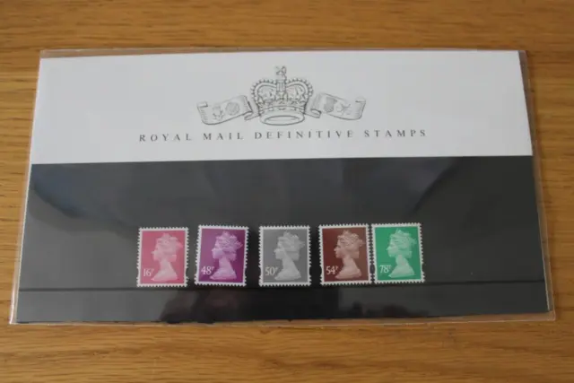 GB Royal Mail 2007 16p-78p Machin Presentation Pack 75 Free UK P&P