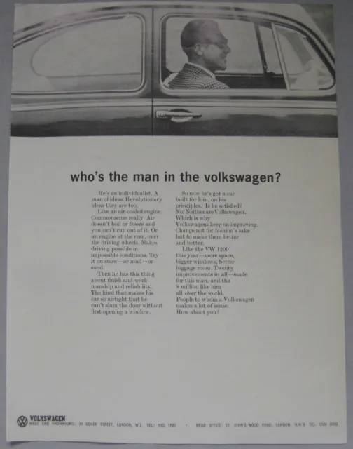 1964 Volkswagen Original advert