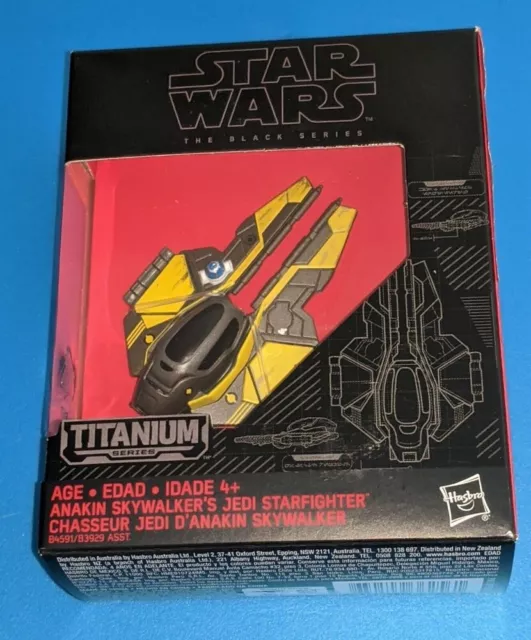 Star Wars Titanium Series 4591 Anakin Skywalkers Jedi Starfighter (22 ) Black Se