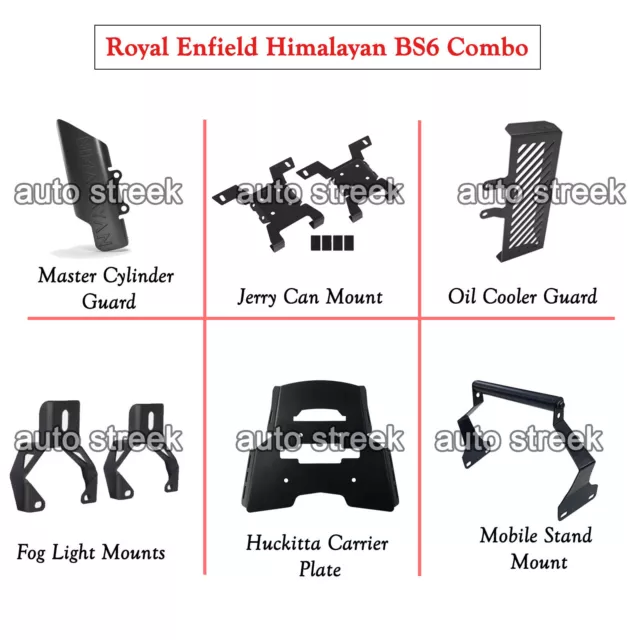 Adapté Pour Royal Enfield Himalaya BS6 " 6 Pièces Accessoires Combinaison Paquet