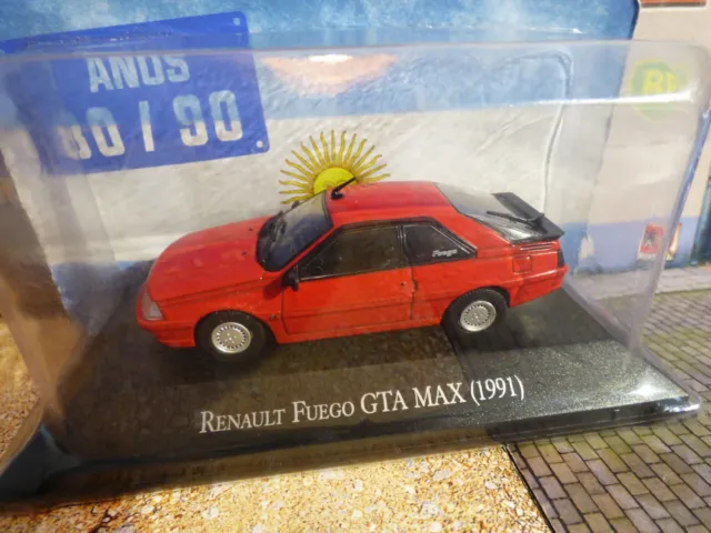 Renault Fuego GTA MAX 1991- 1/43 Voiture Miniature SALVAT Diecast