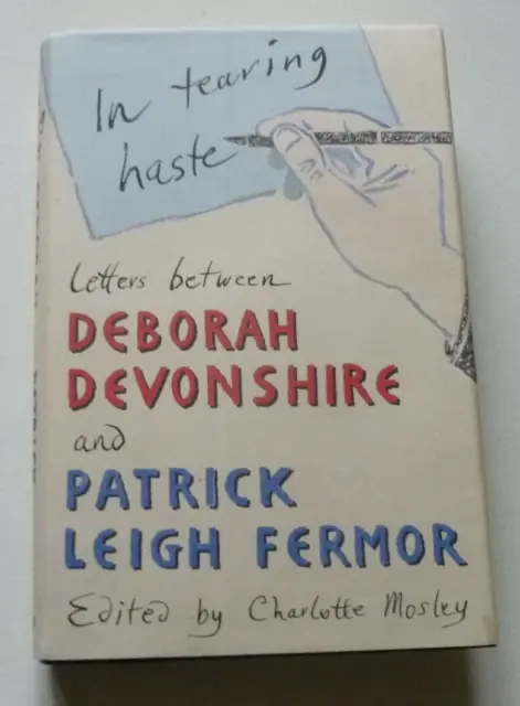 Lettres Entre Deborah Devonshire & Patrick Leigh Fermor Signé Hauteur/B Livre