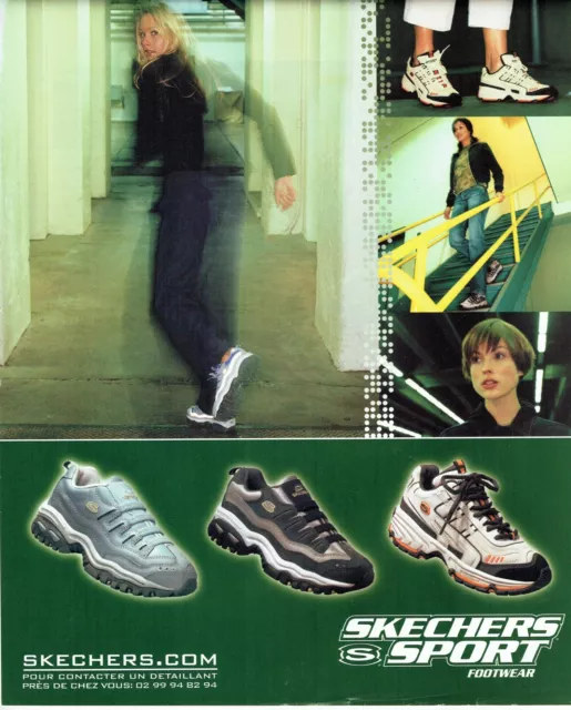 PUBLICITE ADVERTISING 109 2000 Skechers sport footwear baskets EUR 3 00 PicClick FR