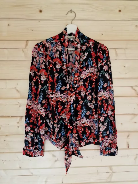 Somerset By Alice Temperley Peony Shirt Blouse Top Neck Tie Duchess Kate UK8