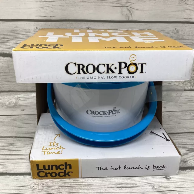 Crockpot 20-oz. Lunch Crock Food Warmer Blue