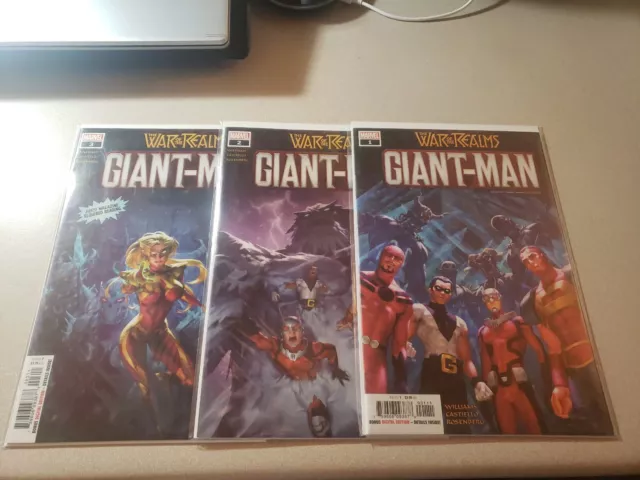 MARVEL War of the Realms Giant Man 2019 #1 2 3 NM/VF Complete Comic Lot Run Set
