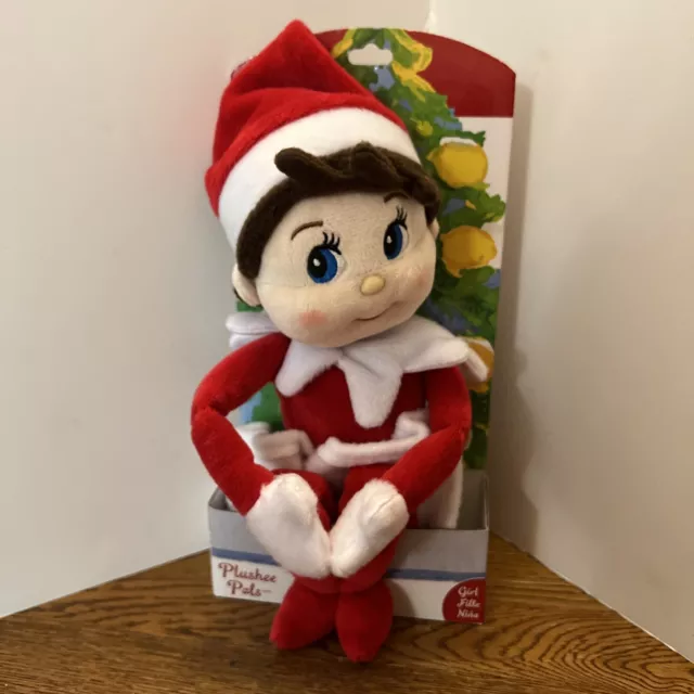 The Elf on the Shelf Christmas Plushee Pal 17" Girl Light Skin Blue Eyes