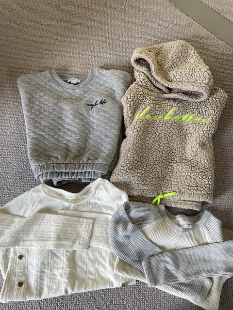 Girls Top Bundle, Hoodie, Jumper, Tee, 8-10 Years (4 Items) H&M, Zara, Primark