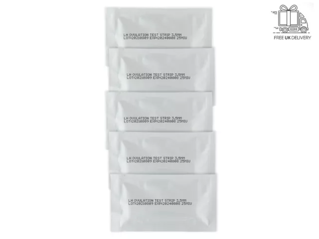 30 Kit Test Ovulazione Ultra Sensibili LH Strisce Test Urine Fertilità Famiglia Regno Unito