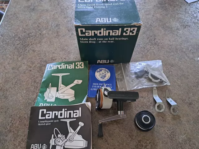 Abu Cardinal 33 Vintage Fixed Spool Fishing Reel