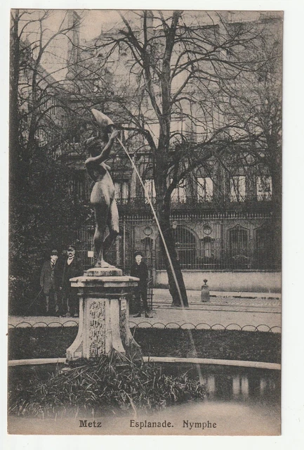 METZ - Moselle - CPA 57 - the nymph of the esplanade