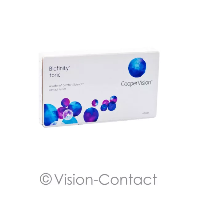 Biofinity toric 1 x 6 torische Kontaktlinsen Monatslinsen von Cooper Vision