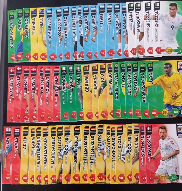 Collection De 55 Cartes à Collectionner Football Coupe Du Monde - Édition Dorée, En PVC - Pour Fans Et Collectionneurs