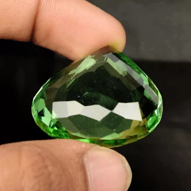 AAA+ Améthyste 65,85 carats à facettes en forme de poire, pierre précieuse... 2