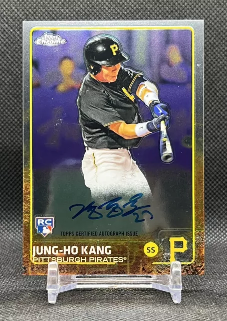 2015 Topps Chrome JUNG-HO KANG Rookie On-Card AUTO Pittsburgh Pirates RC