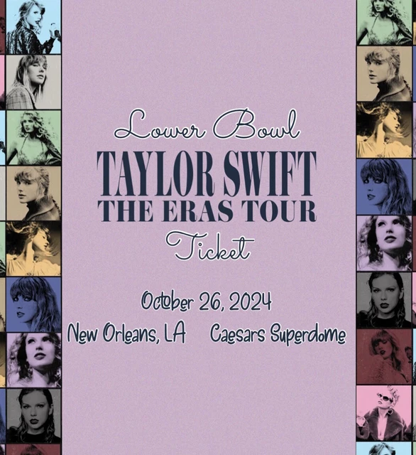 TAYLOR SWIFT THE Eras Tour, Miami October 20th, 2025 FLOOR SEATS