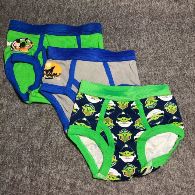 Disney Pixar Multi Character Boys Toddler 5-Pack Underwear Briefs Size 2T-3T  NIP