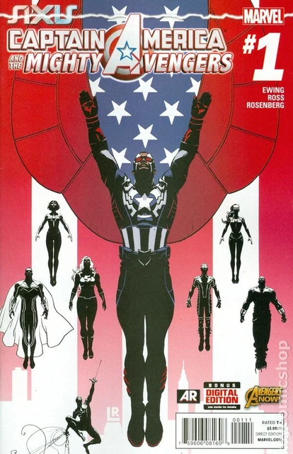 Captain America and the Mighty Avengers 1A Ross NM 2015 Stock Image
