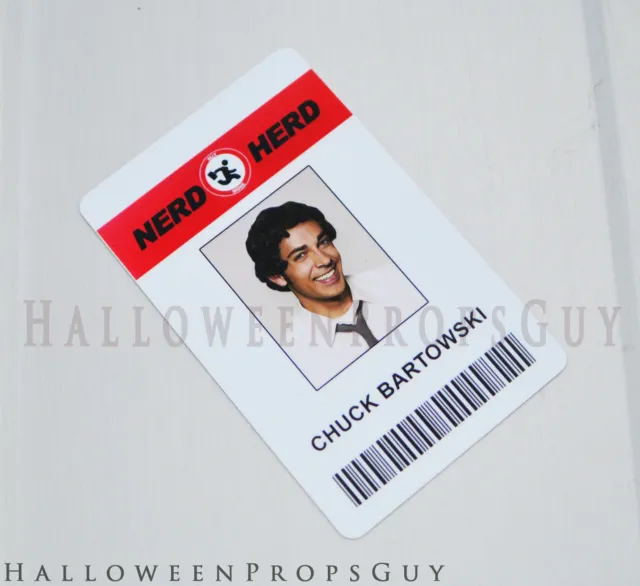 CHUCK Buy More Nerd Herd Chuck Bartowski PVC ID Card Prop Replica USA