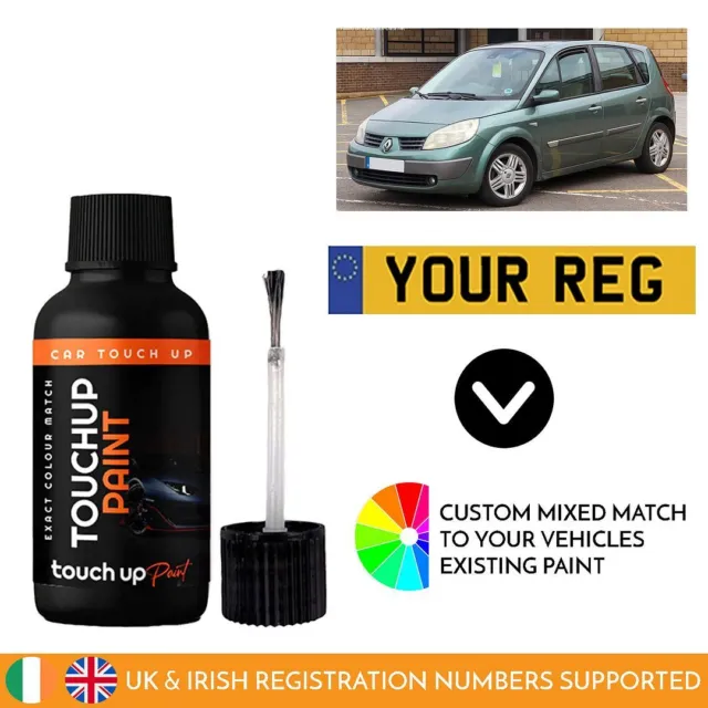 Touch Up Paint For Renault Scenic II By Car Registration Reg Numberplate Pen