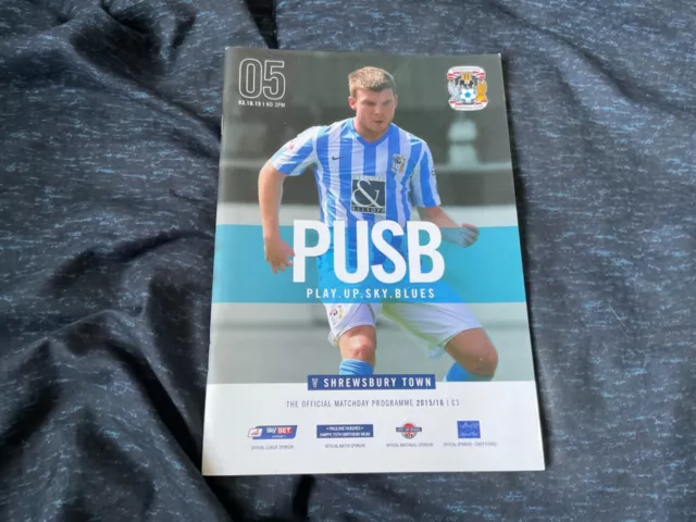 Coventry City v Shrewsbury Town October 2015.