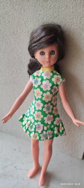 bambola CORINNE ITALOCREMONA BRUNETTE. ANNI 60 RARA DOLL 60s