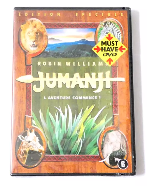 Dvd Jumanji Robin Williams L'aventure Commence Neuf Sous Blister Pal Vf