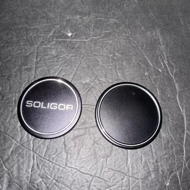 Soligor Camera Lens Cap Front and Rear Cap