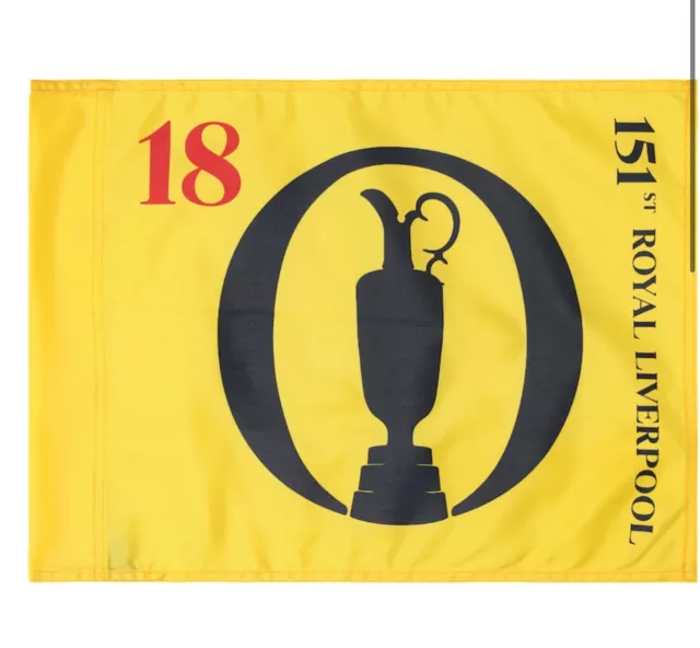 The Open Royal Liverpool 151st 2023 18th official Flag Brand New