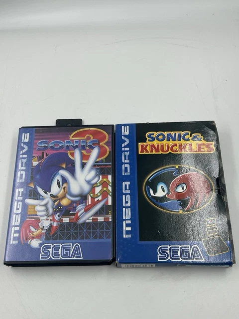 SONIC THE HEDGEHOG 3 And Sonic & Knuckles (1994) Sega Mega Drive - Game ...
