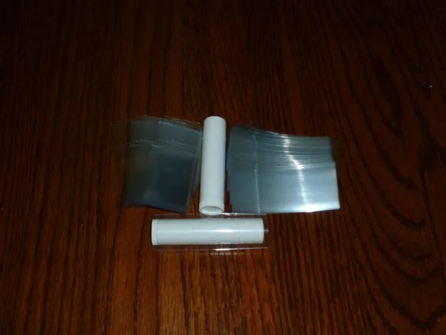 1000 clear SHRINK WRAP BANDS for lip balm (Chapstick) tubes - safety seals