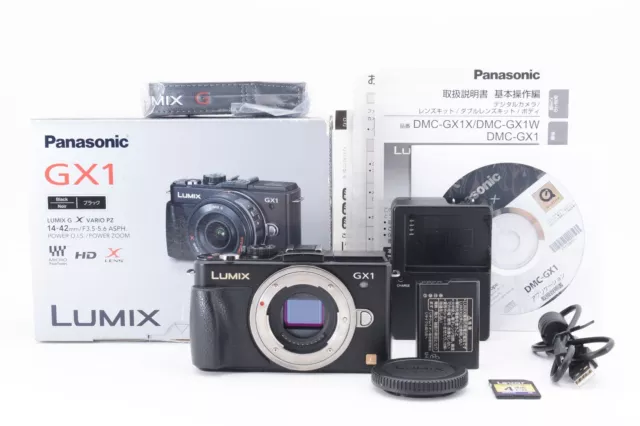 《 NEAR MINT in BOX 》 Panasonic LUMIX DMC-GX1-K Mirrorless SLR Camera From Japan