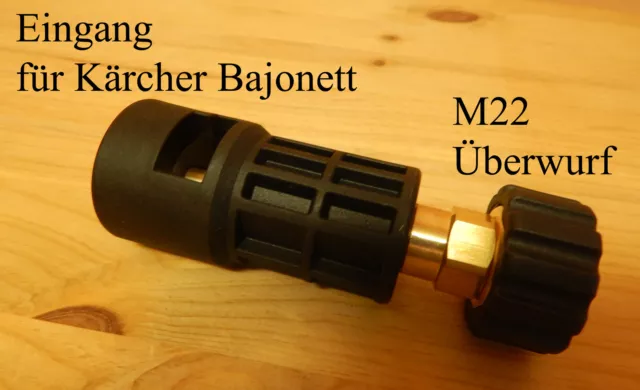 Adapter für Kärcher Hobby Zubehör auf Pistole Profi Maschinen Kärcher