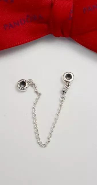 Brand new genuine Pandora Me My Safety Chain Charm #798545C00 essence Size