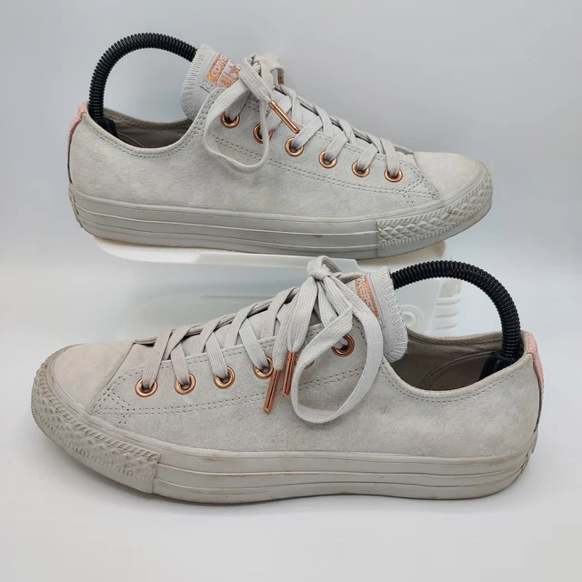 Converse grey hotsell rose gold