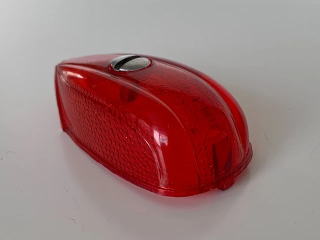 Cabochon De Feu Arrière Rouge SOUBITEZ Catalux – Années 50/60 – NOS – Pièce Auto Vintage