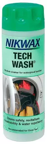 Nikwax Tech Wash Outdoor Clothing Cleaner - 300ml or 1 Litre Wash in Cleaner